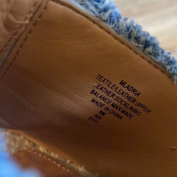 Marc Fisher Denim Adria Jute Womens 9 Open Toe Platform Espadrille Sandal Y2K - Picture 7 of 10